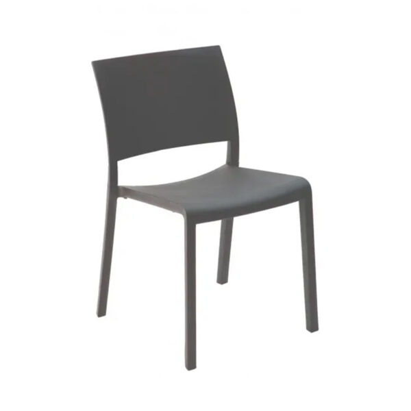 Resol Fiona Restaurant Chairs - Dark Gray Combo (4 chairs) (Made in Spain)