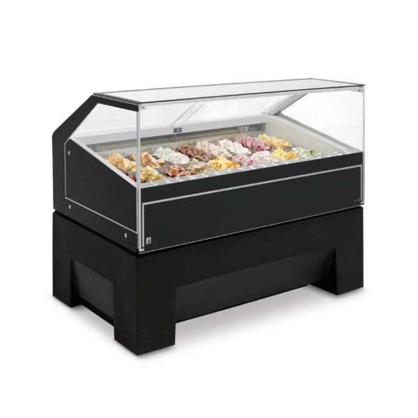 IFI Jolly Display Case for Gelato or Ice Cream (12+12 L 85.83“ H 53.19”)