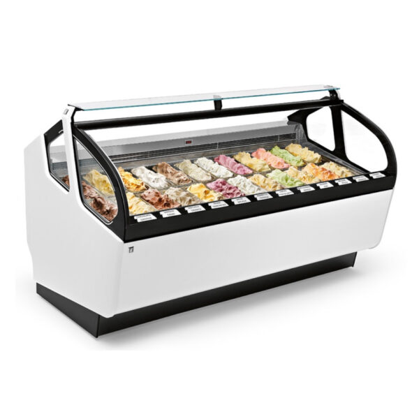 IFI Lumière Display Case for 24 Flavors of Gelato 85.63"