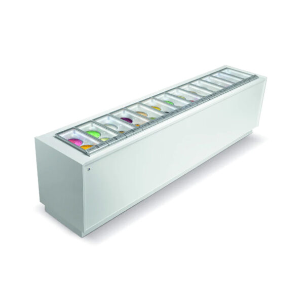 IFI Panorama Tubs Counter Display Case 1 tank 1 temperature for gelato 68.09"