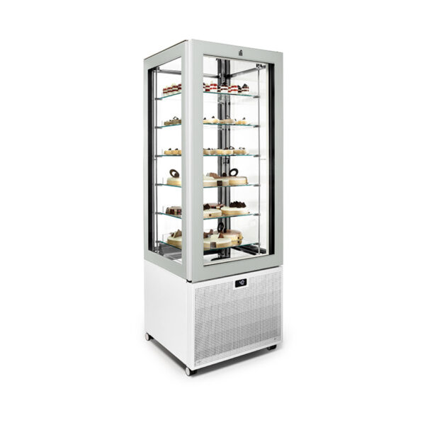 IFI Vertical Pivot Display Case for Gelato and Pastries 25.59" (white)
